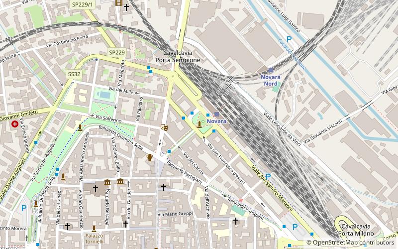 piazza giuseppe garibaldi novara location map