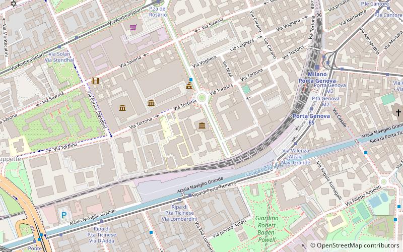 Armani/Silos location map