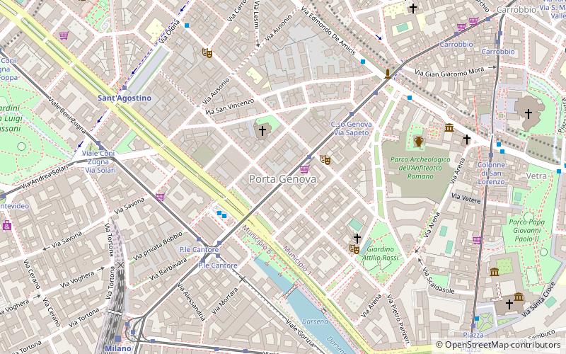 Porta Genova location map