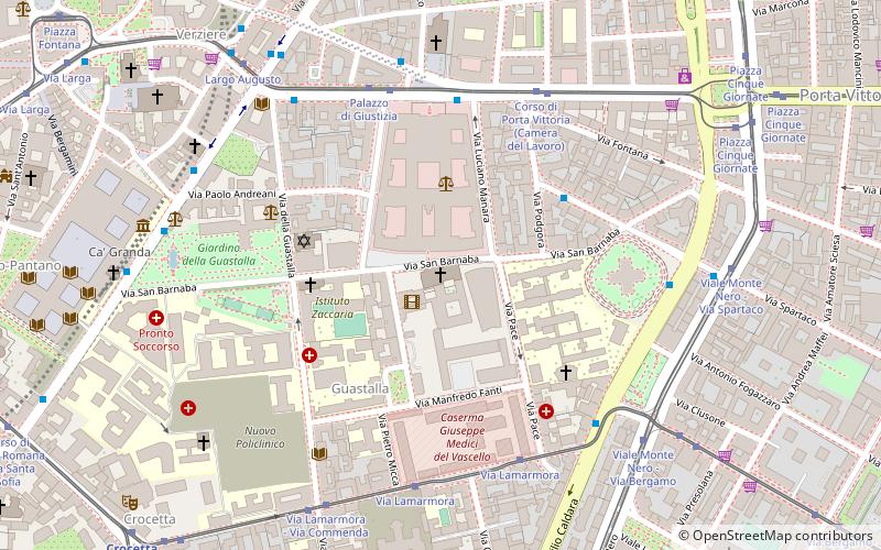 Santa Maria della Pace location map