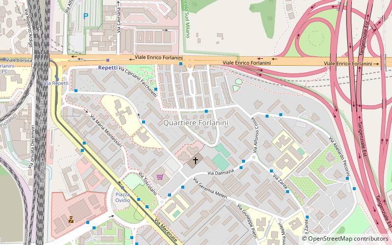 forlanini mediolan location map