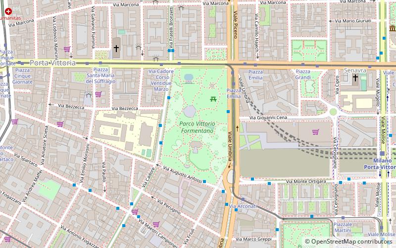 Parco Vittorio Formentano location map