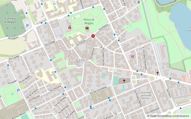 Baggio location map