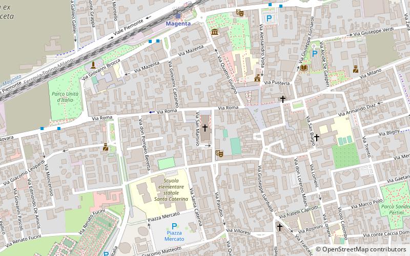 Basilique San Martino location map