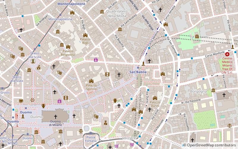 San Carlo al Corso location map