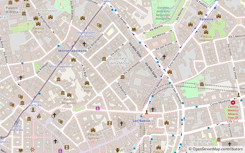 Palazzo Morando location map