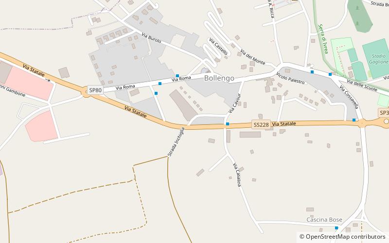 Bollengo location map