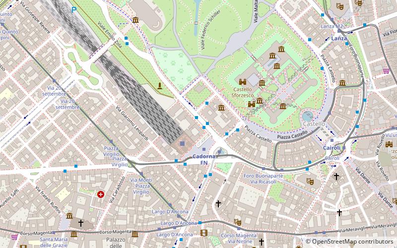 Piazzale Cadorna location map