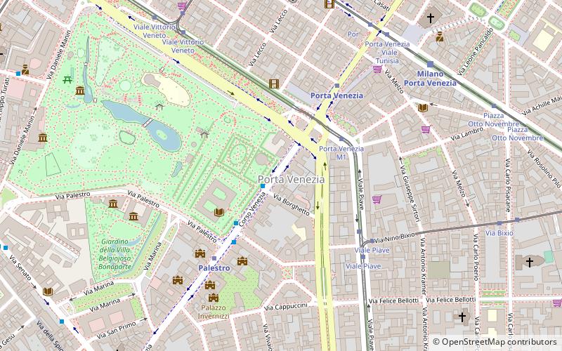 Corso Venezia location map