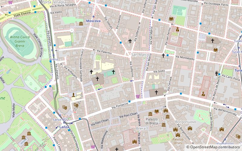 stolpersteine in milan location map