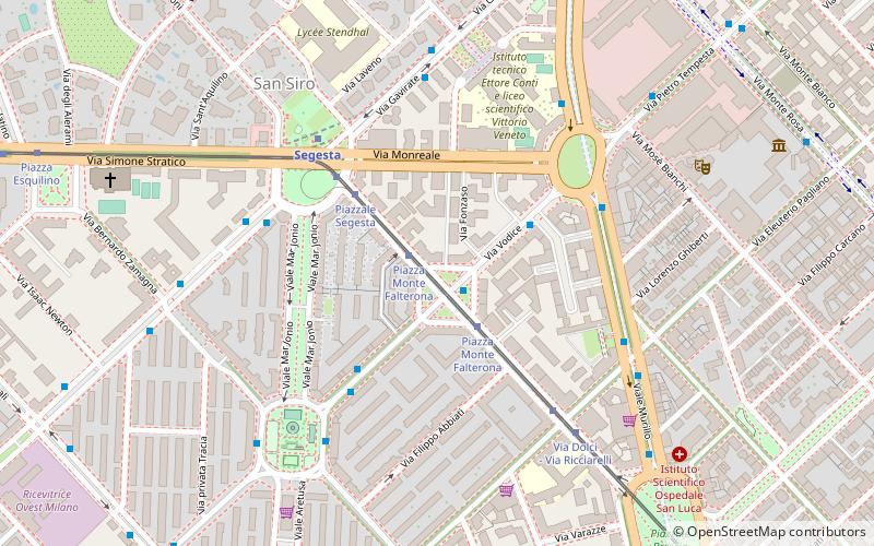 san siro mediolan location map