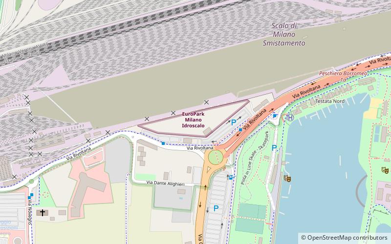 luna park mediolan location map