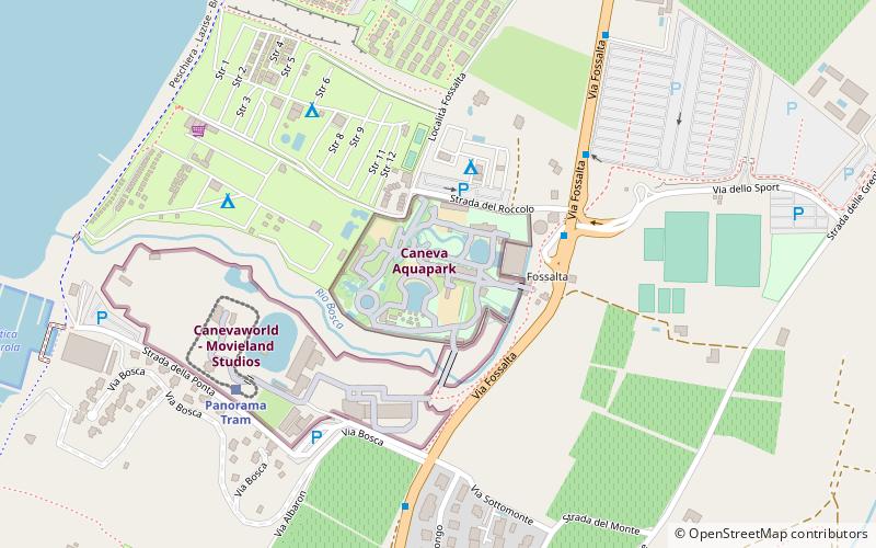 caneva aquapark lazise location map