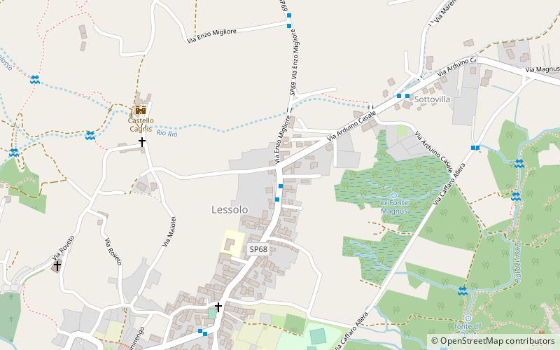 Lessolo location map