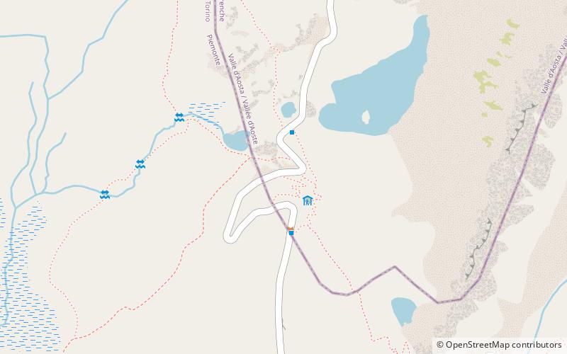 Paso de Nivolet location map