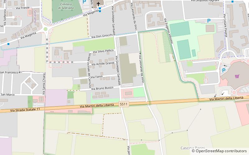 Sedriano location map