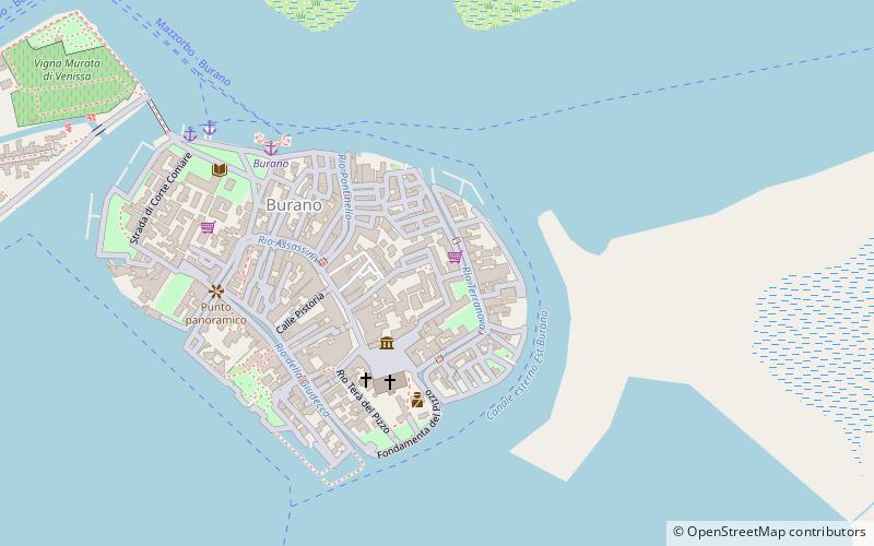 corte romano barbaro burano location map