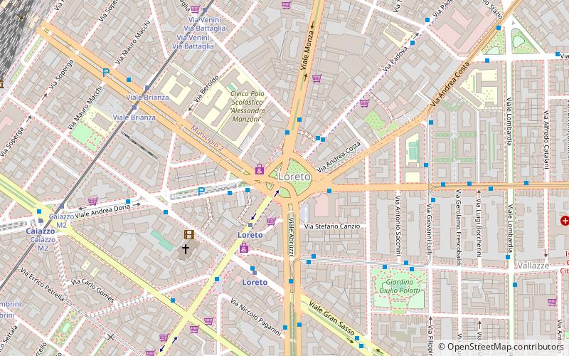 Piazzale Loreto location map