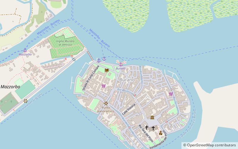martina vidal venezia burano location map