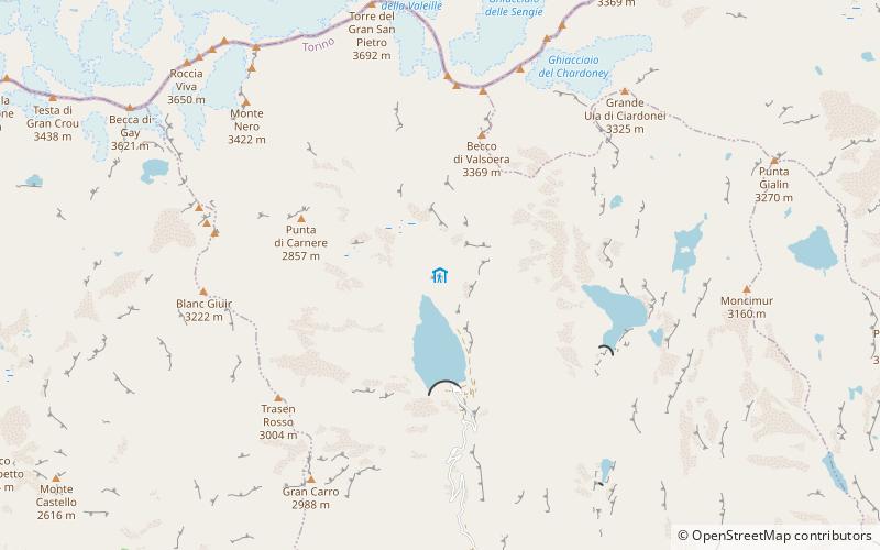 Rifugio Pontese location map