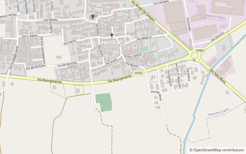 Trescore Cremasco location map