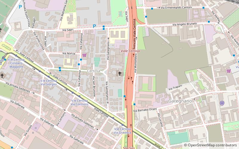 Chartreuse Saint-Ambroise de Garegnano location map