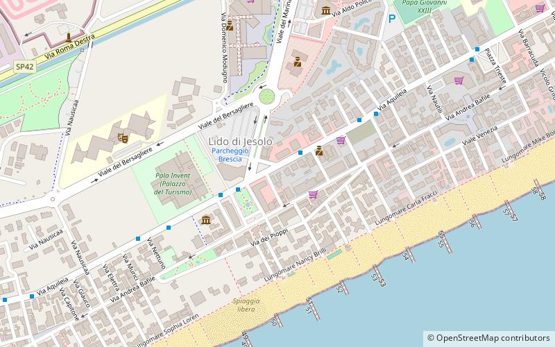 Lido di Jesolo location map