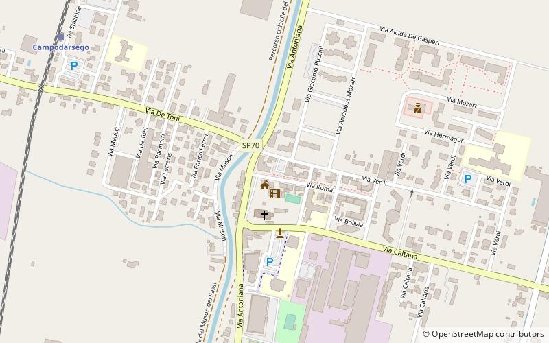 Campodarsego location map