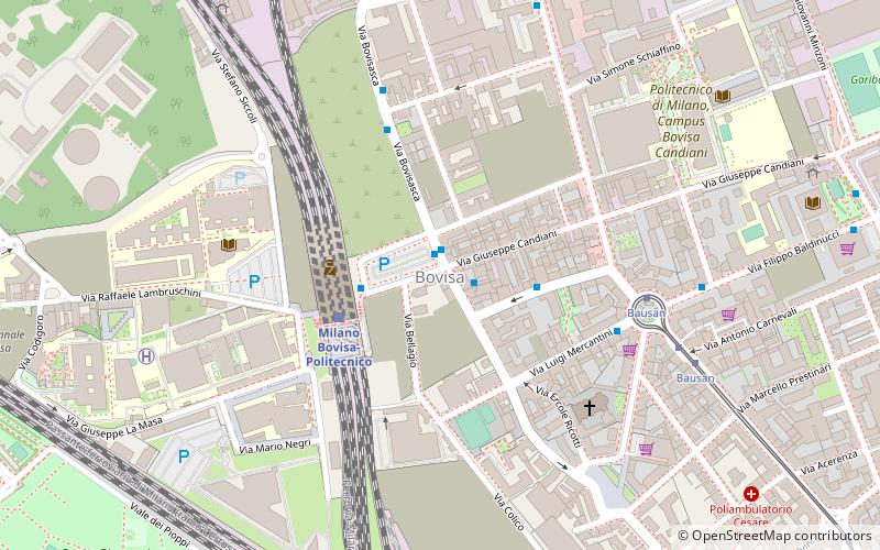 Bovisa location map