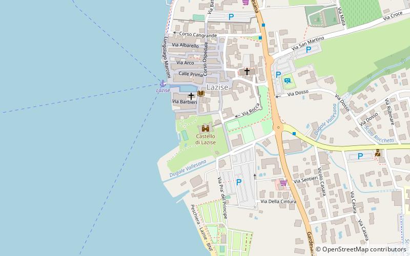 castello di Lazise location map