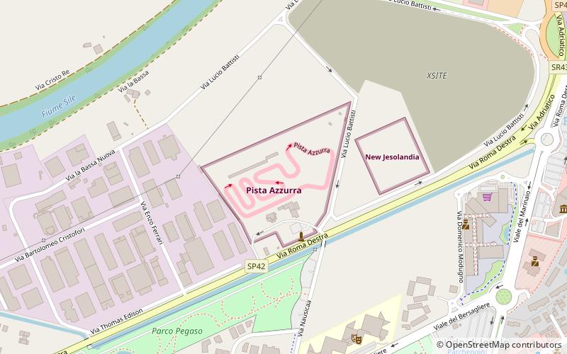 Pista Azzurra location map
