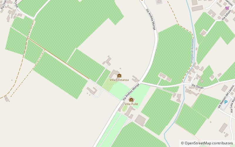 Villa Costanza location map