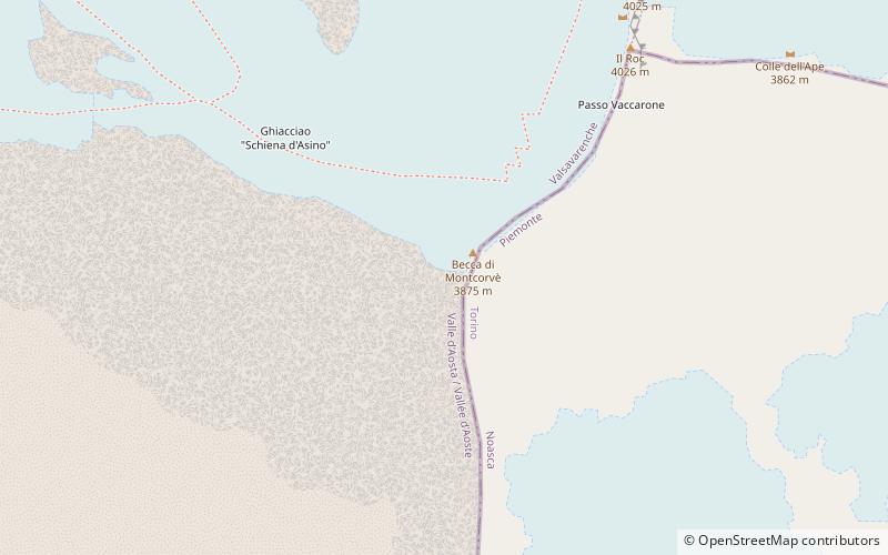 Becca di Moncorvè location map