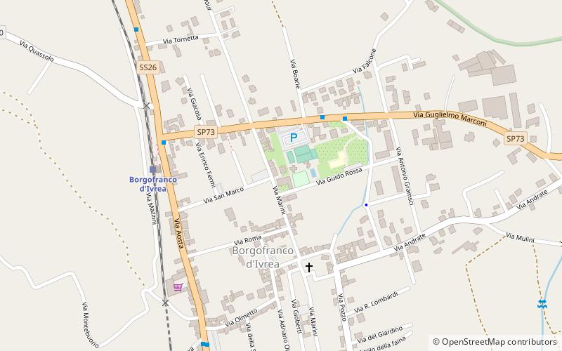 Borgofranco d'Ivrea location map