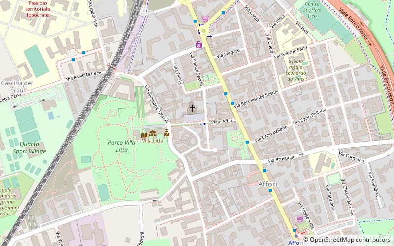 Affori location map