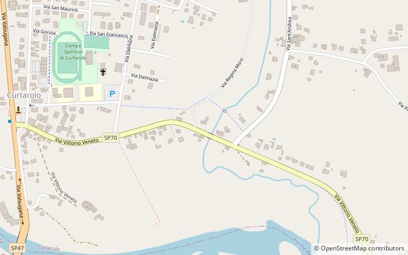 Curtarolo location map