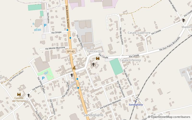 Sandigliano location map
