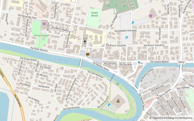 piazza i maggio jesolo location map