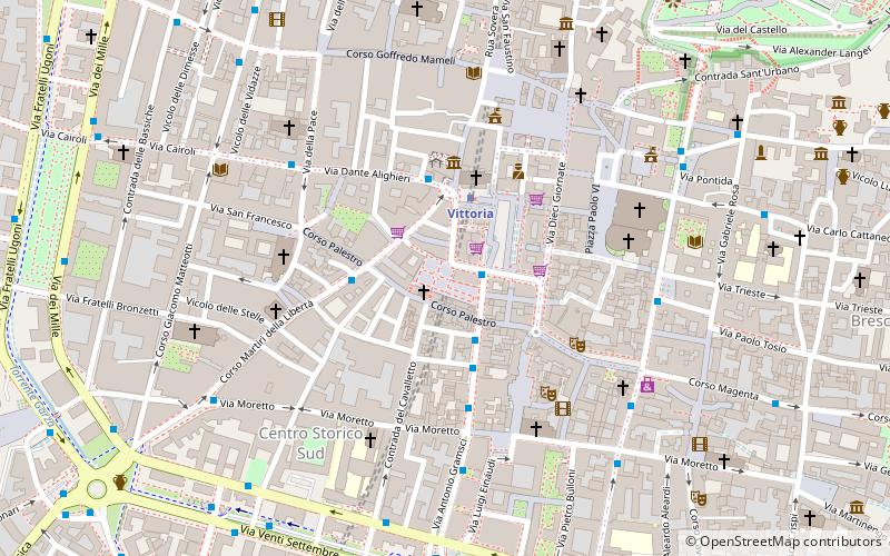 Piazza del Mercato location map