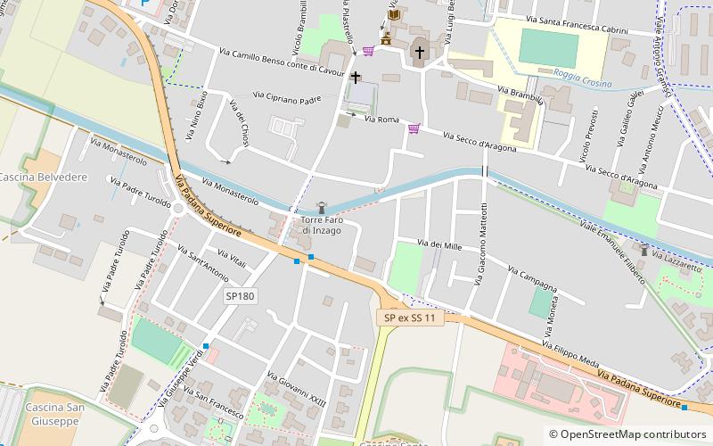 Inzago location map