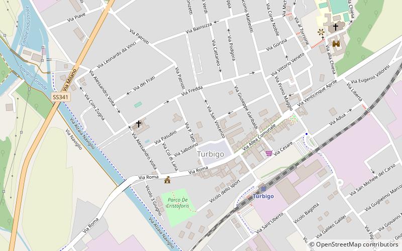 Turbigo location map