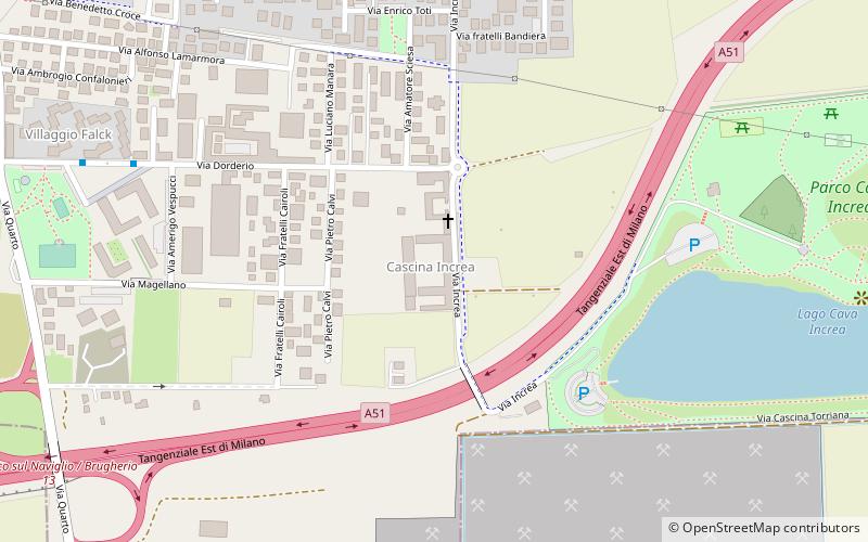 Cascina Increa location map