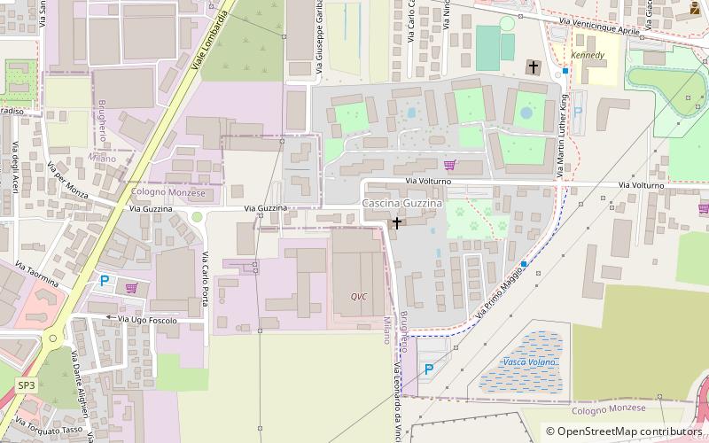 Cascina Guzzina location map
