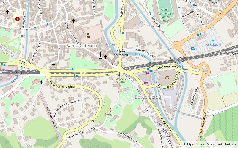 Arco delle Scalette location map