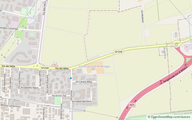 Cascina Sant'Ambrogio location map