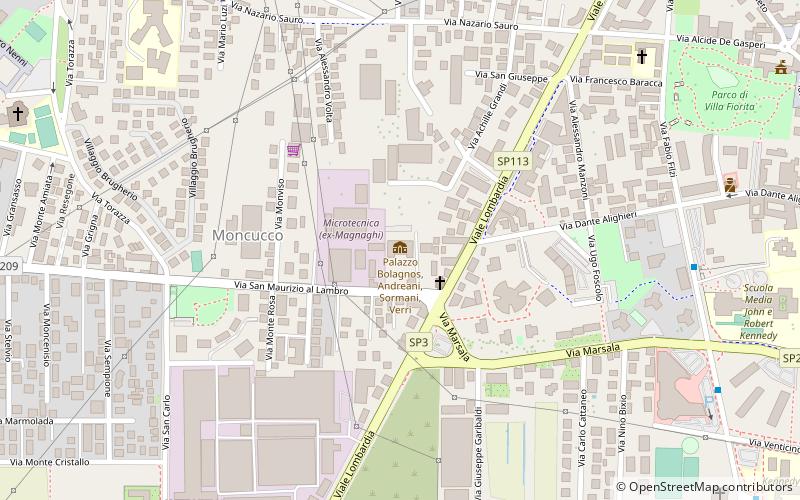 Villa Sormani location map