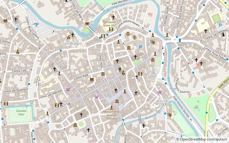 contra san gaetano thiene vicenza location map
