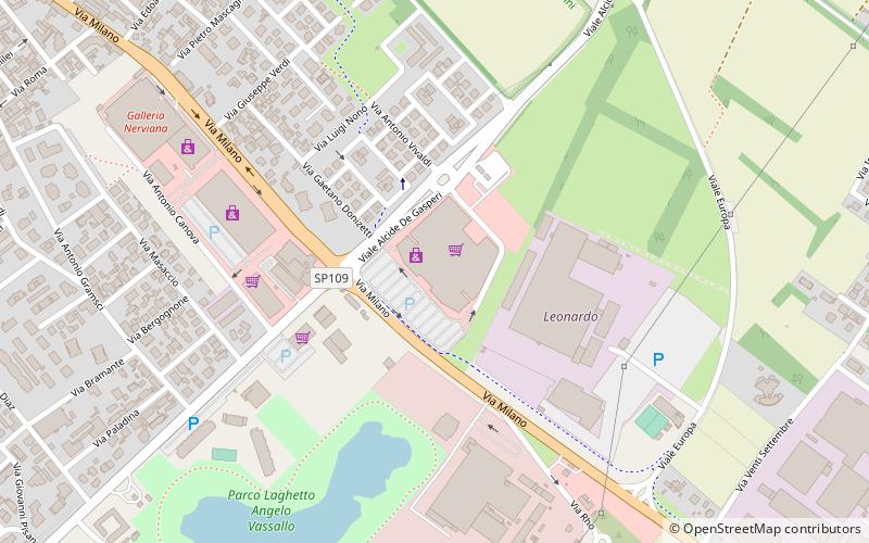 Centro Commerciale Auchan Nerviano location map