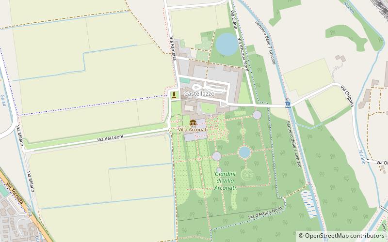 Villa Arconati location map