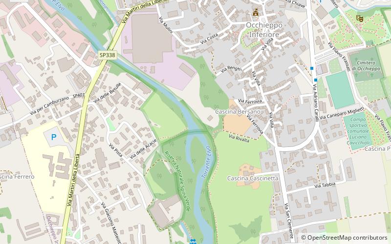 Occhieppo Inferiore location map